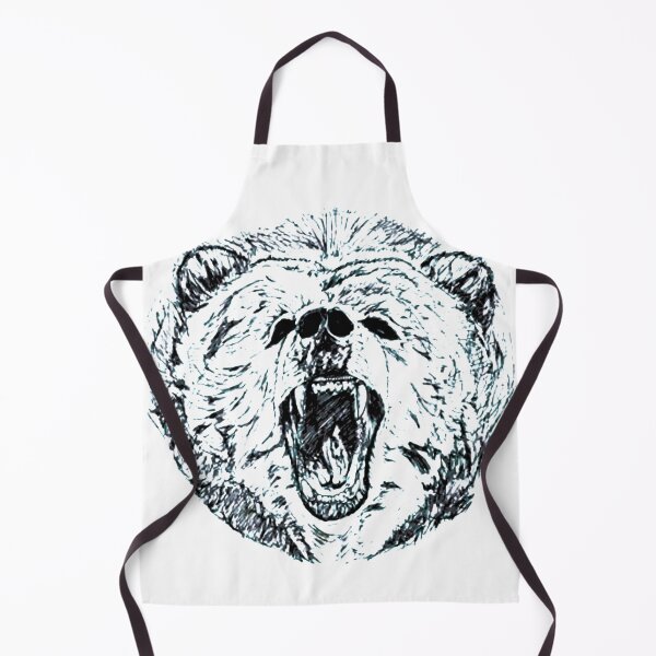 Item preview, bear roaring designed and sold by jgpartworkerltd.