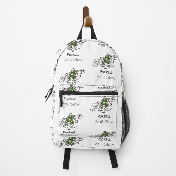 Item preview, Packed Still Slow Turtle | Funny Relatable Cute Design designed and sold by Samaya-.