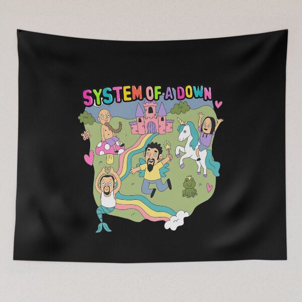 Item preview, System of a Down Band Fantasy Unicorn designed and sold by olaIAMfailing.