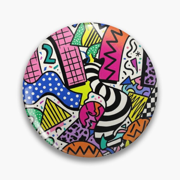 Item preview, Retro Memphis Doodle Pattern | Colorful 80s Geometric Abstract Shapes | Pop Art Design designed and sold by lavanya11.