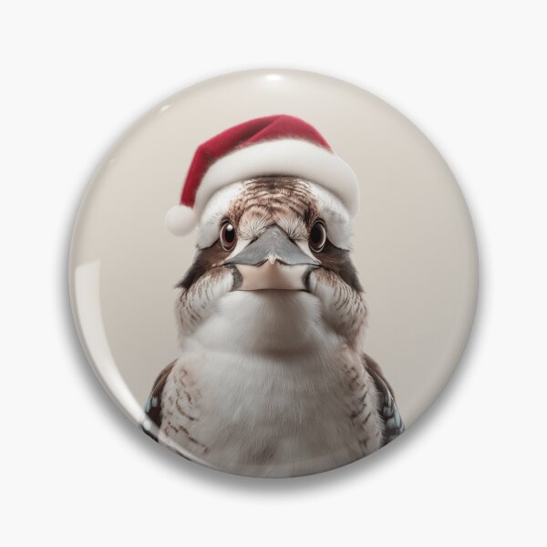 Item preview, Christmas Kookaburra bird with Santa Hat designed and sold by LazyOwlStore.