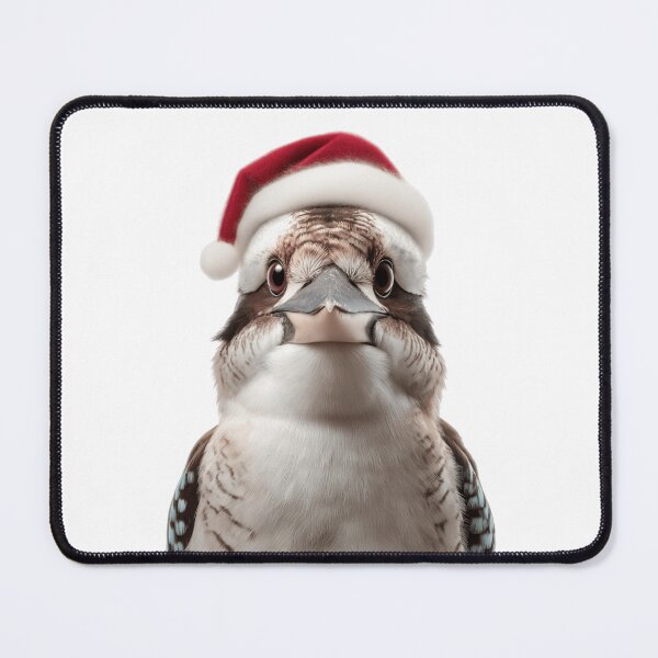 Item preview, Christmas Kookaburra bird with Santa Hat designed and sold by LazyOwlStore.