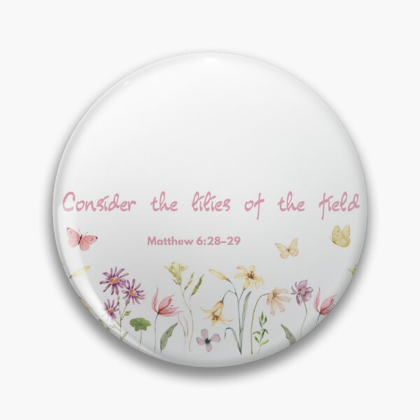 Item preview, Consider the Lilies of the field- T-Shirt, Hoodie, Notebook, Mug etc. designed and sold by HisDesignCo.