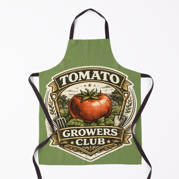 Item preview, Tomato Growers Club – Vintage Gardening Tomato Badge Design designed and sold by KAM-KAM-STORE.