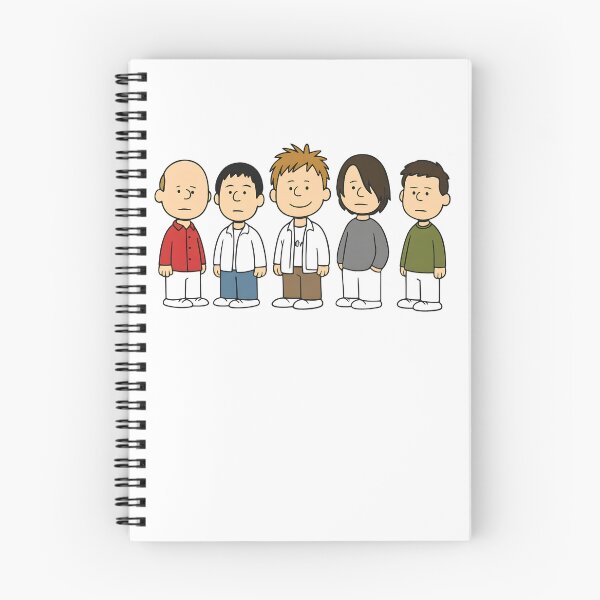 Item preview, Fivee Band Members Cartoon  designed and sold by AdrianMis.