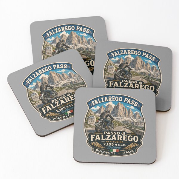Item preview, Falzarego Pass, Passo di Falzarego Italy Motorcycle Sticker TShirt 09 designed and sold by OuterShellUK.