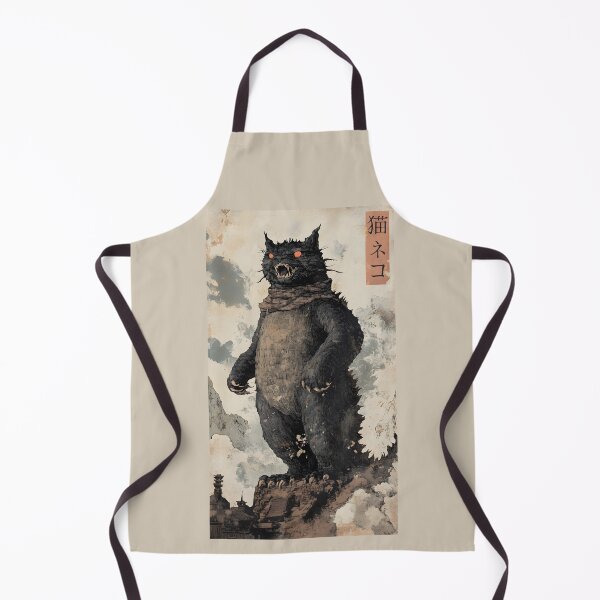 Item preview, Creepy Cat Monster Funny Retro Cat Lover Japanese Anime designed and sold by SecretDicer.