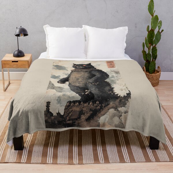 Item preview, Creepy Cat Monster Funny Retro Cat Lover Japanese Anime designed and sold by SecretDicer.