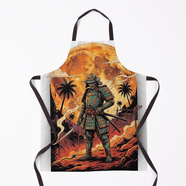 Item preview, Samurai_on_black_background_ designed and sold by Gihan Bandara.