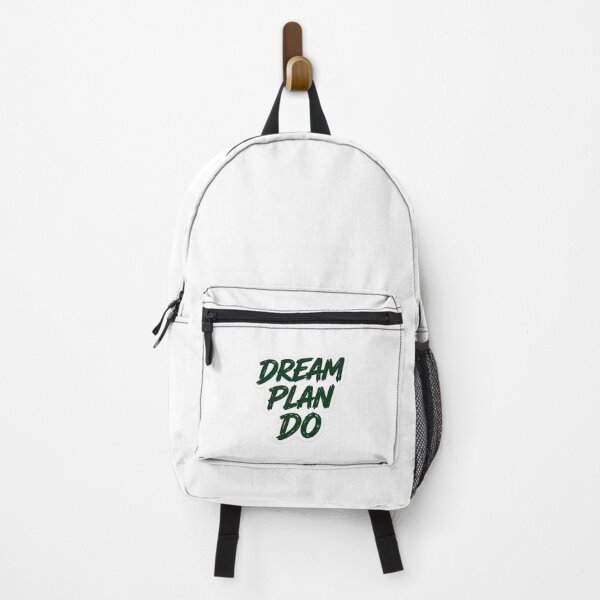 Item preview, Dream Plan Do Motivational Quote Sticker – Bold Green Brush Lettering designed and sold by LarkLeaf.