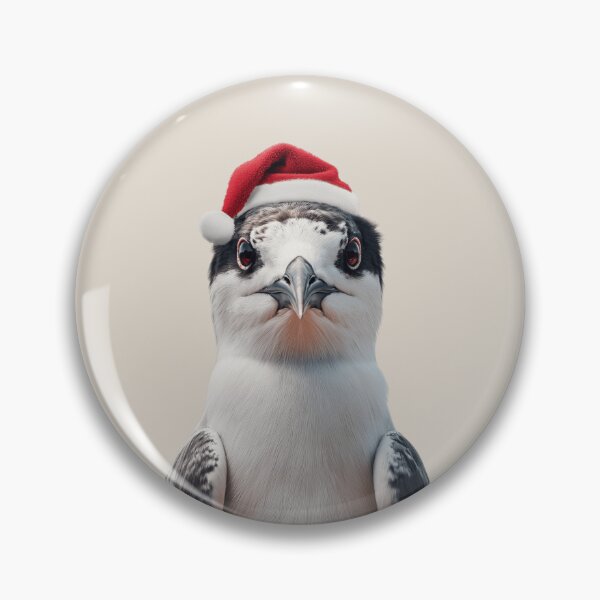 Item preview, Christmas Tern bird with Santa Hat designed and sold by LazyOwlStore.