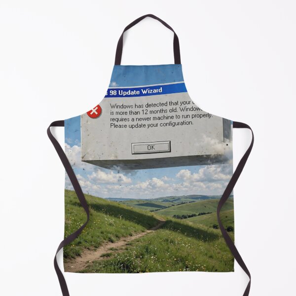 Item preview, Windows 98 Update Wizard Over Rural Landscape designed and sold by Late Theory.