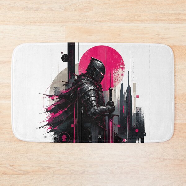 Item preview, Cyberpunk Knight Modern Abstract Sci-Fi Graphic designed and sold by dytf79.