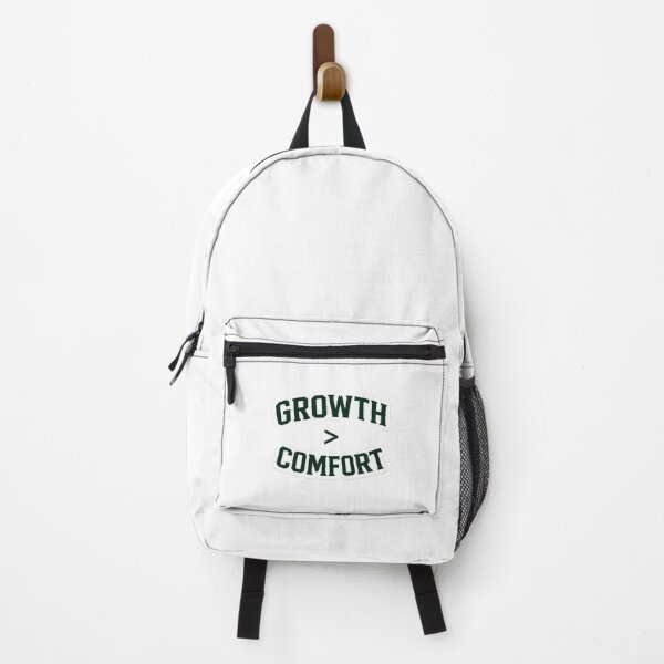 Item preview, Growth > Comfort Motivational Quote Sticker – Bold Green Typography designed and sold by LarkLeaf.