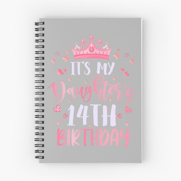 Item preview, It's My Daughter's 14th Birthday Pink Happy 14 Years Old Long Sleeve designed and sold by KathieFaugh.