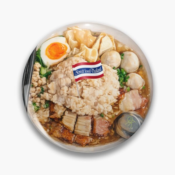 Item preview, Everything Loaded Street food Thailand Noodle Bowl. designed and sold by Wednesday Art design .