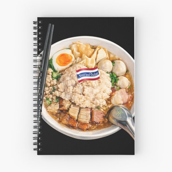 Item preview, Everything Loaded Street food Thailand Noodle Bowl. designed and sold by Wednesday Art design .