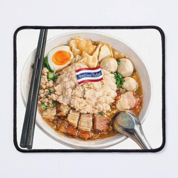 Item preview, Everything Loaded Street food Thailand Noodle Bowl. designed and sold by Wednesday Art design .