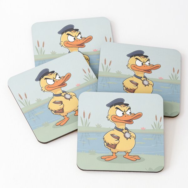 Item preview, Very Official Duck Inspector Badge Funny Art designed and sold by PictorialWhimsy.