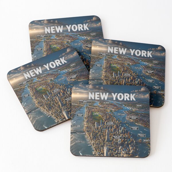 Item preview, 3D Map of New York designed and sold by MarkColeImaging.