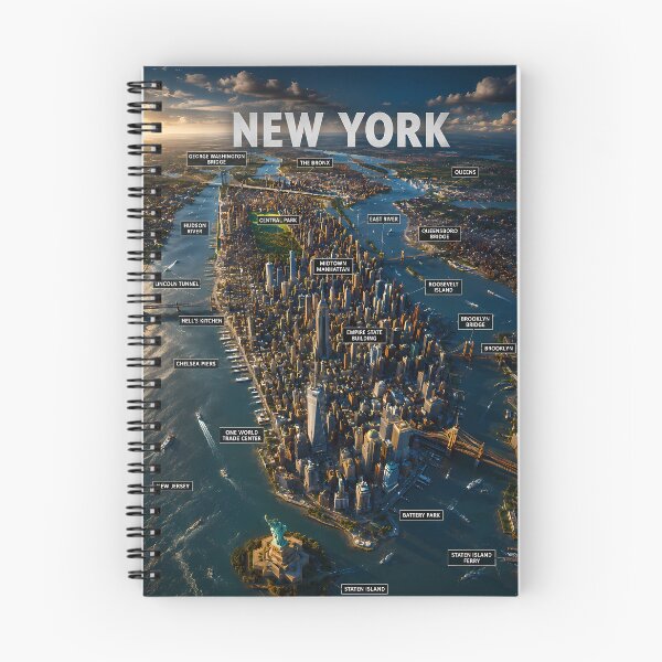 Item preview, 3D Map of New York designed and sold by MarkColeImaging.