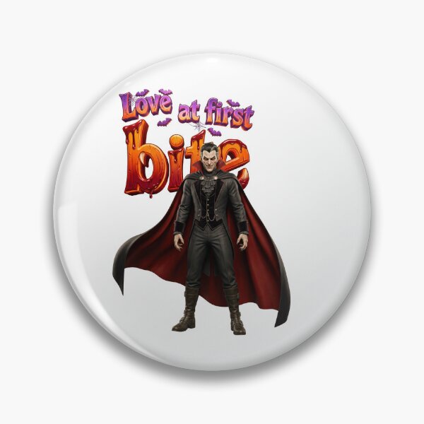 Item preview, Love At First Bite - Funny Halloween Vampire Dracula designed and sold by royalflush664.