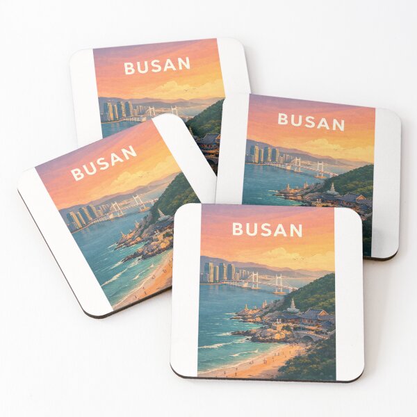 Item preview, Busan Gwangan Bridge Haedong Yonggungsa Haeundae South Korea Coastline designed and sold by Places On Earth.