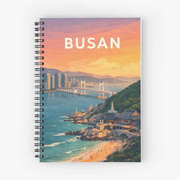 Item preview, Busan Gwangan Bridge Haedong Yonggungsa Haeundae South Korea Coastline designed and sold by Places On Earth.
