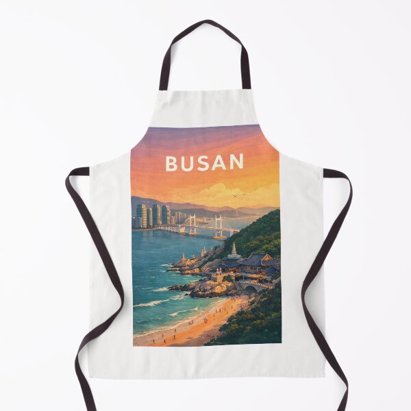 Item preview, Busan Gwangan Bridge Haedong Yonggungsa Haeundae South Korea Coastline designed and sold by Places On Earth.