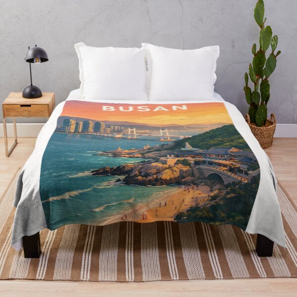 Item preview, Busan Gwangan Bridge Haedong Yonggungsa Haeundae South Korea Coastline designed and sold by Places On Earth.