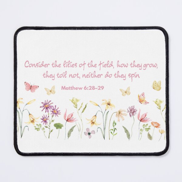 Item preview, Consider the Lilies of the Field - T-shirt, Hoodie, Mug, etc. designed and sold by HisDesignCo.