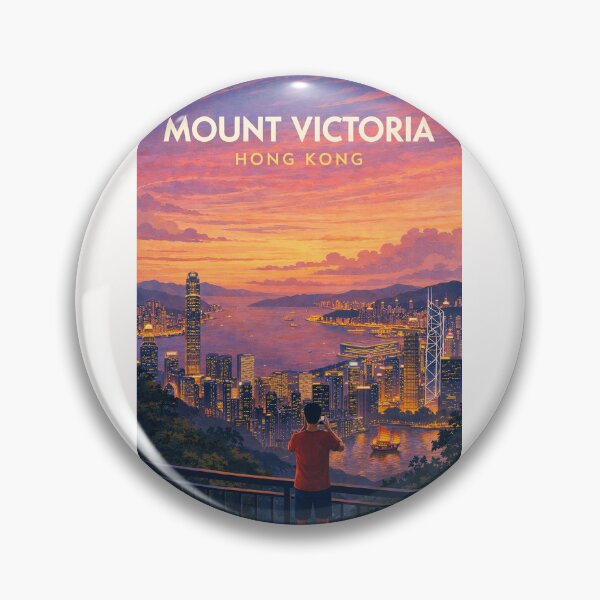 Item preview, Mount Victoria Peak Hong Kong Skyline and Victoria Harbour designed and sold by Places On Earth.