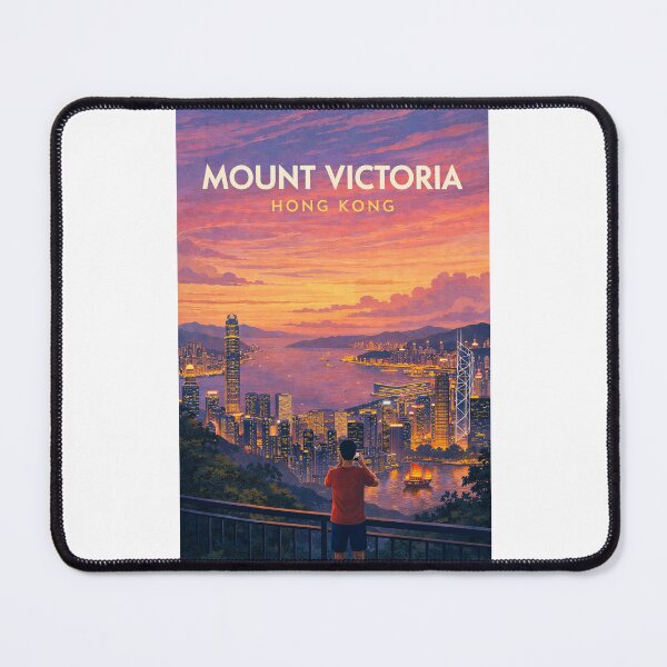 Item preview, Mount Victoria Peak Hong Kong Skyline and Victoria Harbour designed and sold by Places On Earth.