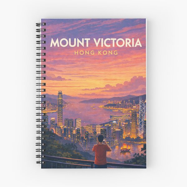 Item preview, Mount Victoria Peak Hong Kong Skyline and Victoria Harbour designed and sold by Places On Earth.