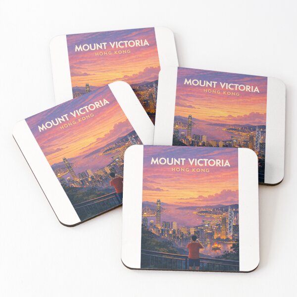 Item preview, Mount Victoria Peak Hong Kong Skyline and Victoria Harbour designed and sold by Places On Earth.
