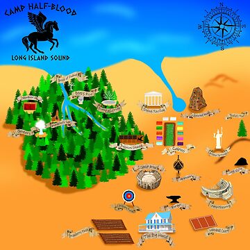 A Map of Camp Half-Blood – PJO Resources