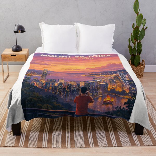 Item preview, Mount Victoria Peak Hong Kong Skyline and Victoria Harbour designed and sold by Places On Earth.
