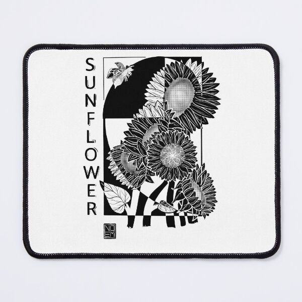 Item preview, Sunflower Black Print designed and sold by Noem-Prints.