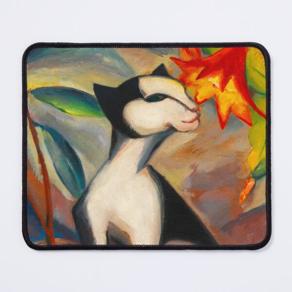 Item preview, Cat with Cactus Blossom by Dorothea Maetzel (1921) designed and sold by Vernissage-dart.