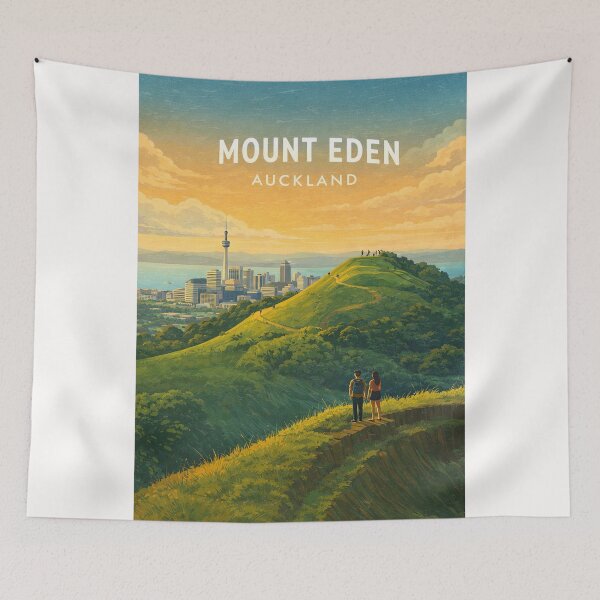 Item preview, Mount Eden Maungawhau Auckland Skyline New Zealand designed and sold by Places On Earth.