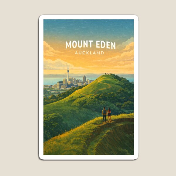 Item preview, Mount Eden Maungawhau Auckland Skyline New Zealand designed and sold by Places On Earth.
