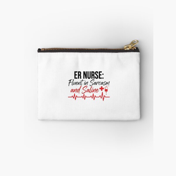 Item preview, "ER Nurse: Fluent in Sarcasm and Saline" designed and sold by khelafbennacer.
