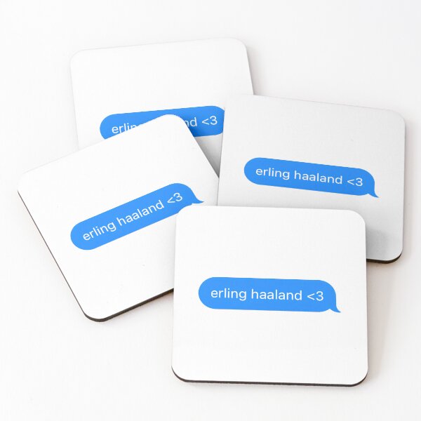 Item preview, "erling haaland <3" Text Message designed and sold by PrettiPrintts.