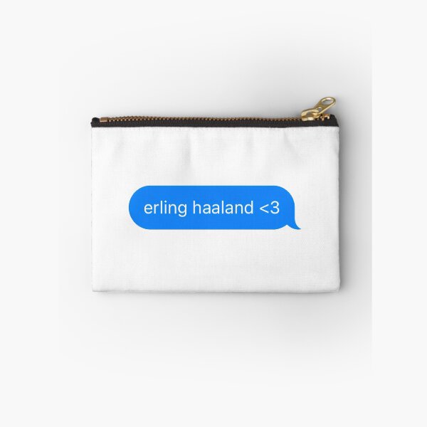 Item preview, "erling haaland <3" Text Message designed and sold by PrettiPrintts.
