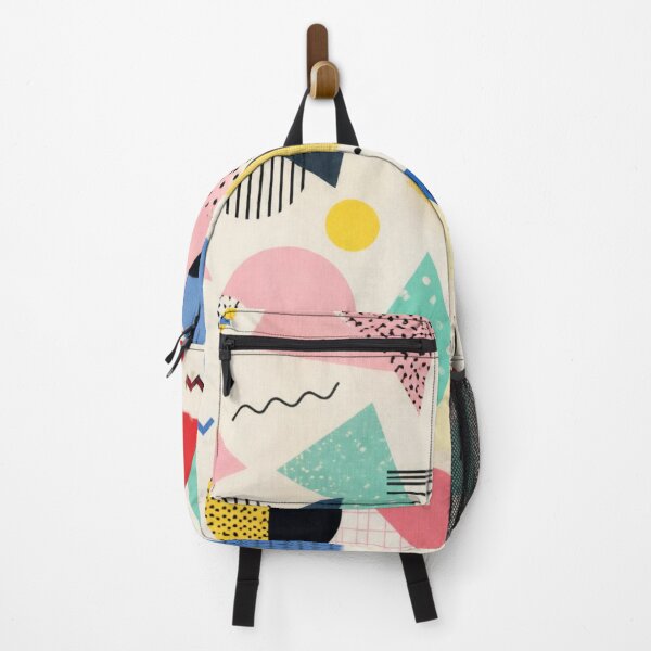Item preview, Pastel Memphis Geometric Pattern | Scandinavian Retro Abstract Shapes designed and sold by lavanya11.