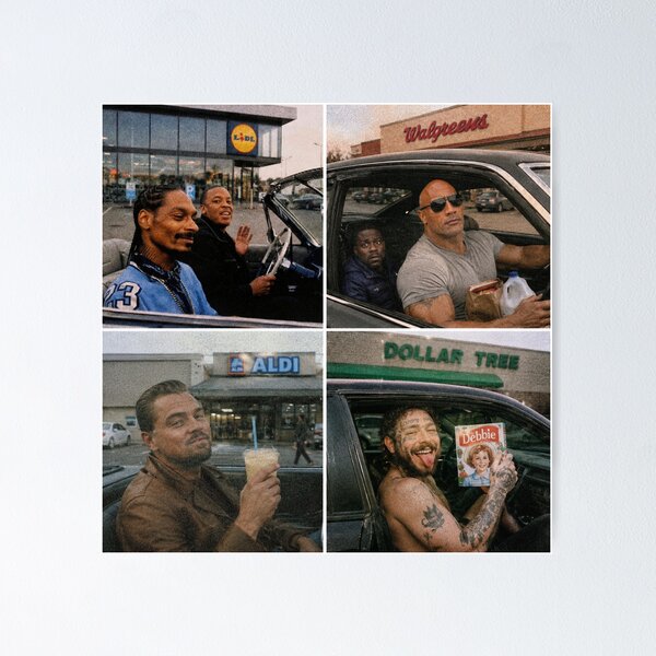 Item preview, Celebrities at Discount Stores Collage designed and sold by Late Theory.