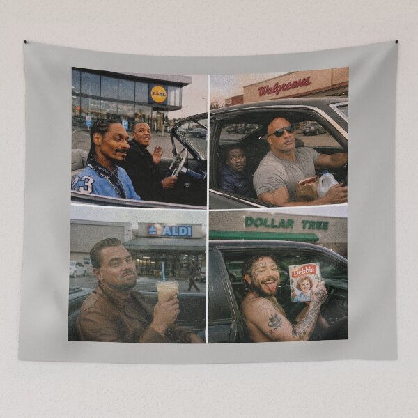 Item preview, Celebrities at Discount Stores Collage designed and sold by Late Theory.