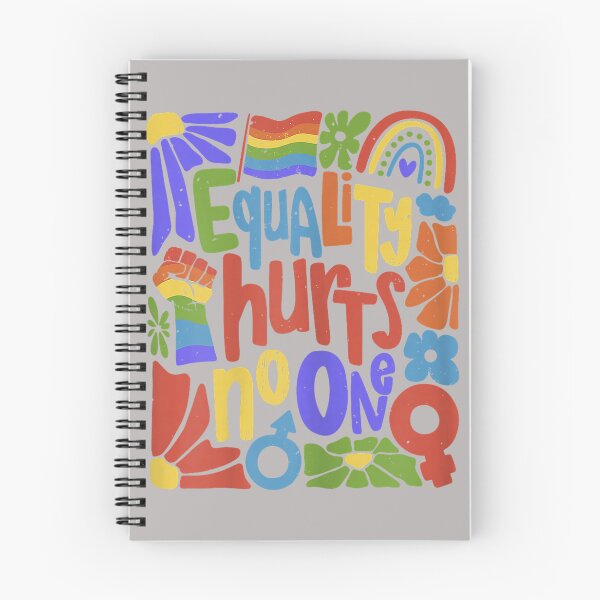 Item preview, Gay Pride Equality Hurts No One Rainbow LGBTQ Retro Groovy designed and sold by ArleneRowe.