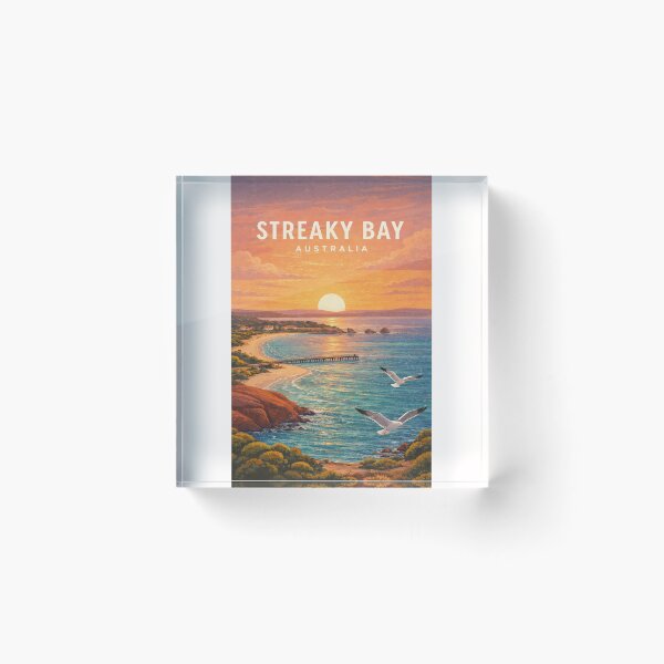 Item preview, Streaky Bay Eyre Peninsula South Australia Coastal Sunset designed and sold by Places On Earth.