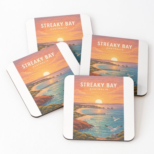 Item preview, Streaky Bay Eyre Peninsula South Australia Coastal Sunset designed and sold by Places On Earth.